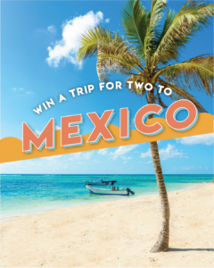 Sunset summer giveaway. Win a trip to mexico 